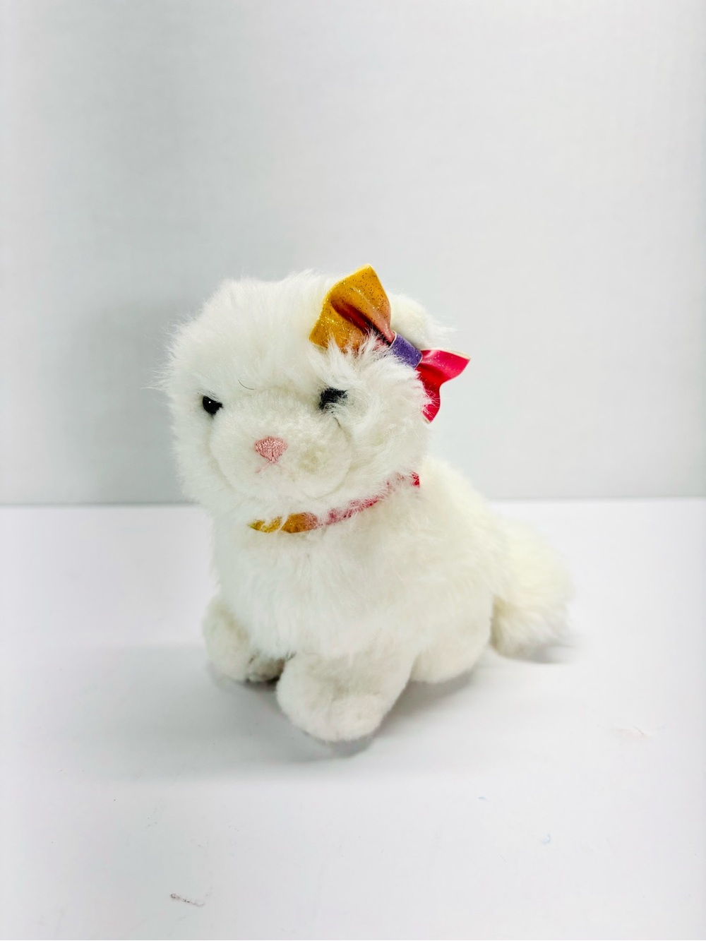 Summer’s Cat, Fettuccine (Girl of the Year™ 2025) Small White Stuffie Feline
